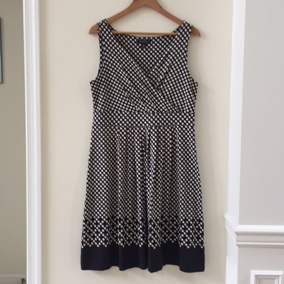 lands end polka dot dress